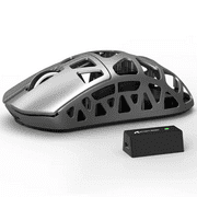 ATTACK SHARK R3 Gaming Mouse 8K 46g Magnesium Alloy SUPERLIGHT Mouse, 8000Hz Wireless Polling Rate, 6 Adjustable DPI up to 26000, PixArt PAW3395 Gaming Sensor, BT/2.4G Wireless/Wired