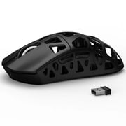 ATTACK SHARK R3 Wireless 8K MouseMagnesium Alloy Mouse, 46g SUPERLIGHT Mouse, PixArt PAW3395 Gaming Sensor, BT/2.4G/Wired Gaming Mouse, Adjustable DPI 26000, Office Mice for Win11/Xbox/PS/Mac -Black