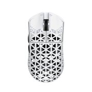 ATTACK SHARK R5 Ultra Carbon Fiber 8000Hz Wireless Gaming Mouse, 39g SUPERLIGHT, 42000DPI, PAW3950MAX Sensor, Nordic 52840 Chip, Bluetooth/2.4G/USB-C Wired Mice, for PC/Mac, White