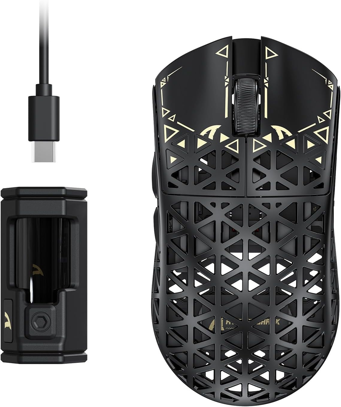 ATTACK SHARK R5 ULTRA ブラック ATTACK SHARK R5 Ultra Carbon Fiber Wireless 8K Gaming Mouse