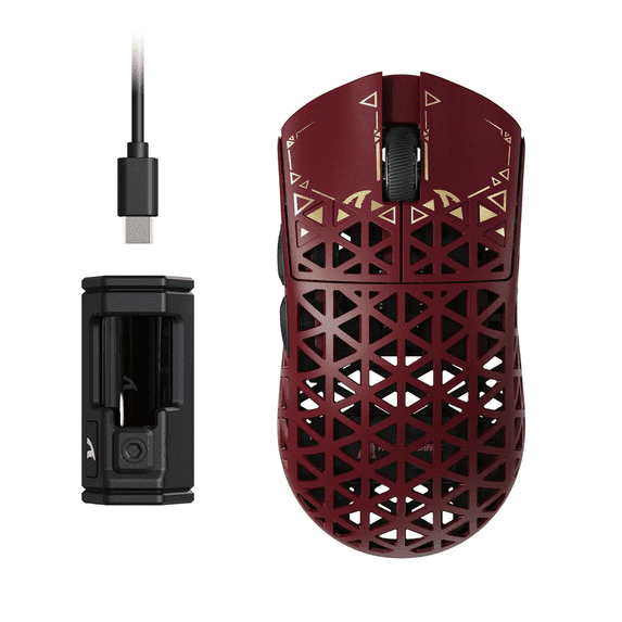 ATTACK SHARK R5 Ultra Carbon Fiber Wireless 8K PixArt PAW3950MAX Gaming Mouse with 8K Coiled Cable,39g SUPERLIGHT, 8K Hz Wireless Polling Rate, MCU Nodic 52840, DPI up to 42000, BT/2.4G Wireless/Wired