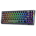 thumbnail image 1 of ATTACK SHARK R68 HE 8KHz RGB Gaming Corded Electric Computer Keyboard, Ice White, Black, 1 of 9