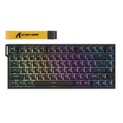 ATTACK SHARK R82 HE Rapid Trigger Keyboard Magnetic Switch with 0.005MM RT 75% Wired 8KHz Magnetic Keyboard With 0.005mm RT Accuracy, Support RT/Snap Tap/DKS/MT/TGL