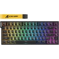 thumbnail image 1 of ATTACK SHARK R82 HE Rapid Trigger Wired Mechanical Gaming Keyboard TKL NKRO with 8K Polling,0.005mm RT Accuracy,256K Scan Rate,5 Layer Sound Damped,Hall Effect Magnetic Switch for PC Mac(Black), 1 of 9