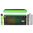 thumbnail image 1 of ATTACK SHARK R85 HE 75% Magnetic Wired Gaming Keyboard, 8KHz Polling Rate, Hall Effect Hot Swappable Switches, RGB Light Bar, Volume Knob, PC/Mac Compatible, Green, 1 of 10