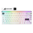 thumbnail image 1 of ATTACK SHARK R85 HE Rapid Trigger 75% Wired 8KHz Gaming Keyboard Magnetic Switch with Custom Lightbox For PC Mac PS4 PS5 Xbox one Switch - White, 1 of 9
