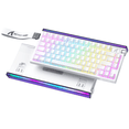 thumbnail image 1 of ATTACK SHARK R85 HE Wired Rapid Trigger Mechanical RGB Gaming Keyboard with Custom Lightbox,8KHz Polling Rate,0.005mm RT Accuracy,0.08MS Latency,Hall Effect,Magnetic Switch,Driver for PC, 1 of 8