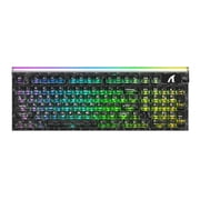 ATTACK SHARK R98 HE Carbon Fiber Magnetic Gaming Keyboard, 8,000Hz, 0.005 mm Rapid Trigger, 256K Scan Rate, RGB Lightbox, Ink Shade