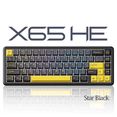 thumbnail image 1 of ATTACK SHARK Rapid Trigger Gaming Keyboard & Mouse Combo, X65 HE Wired Magnetic Switch Keyboard and R1 Wireless 59g Superlight Mouse w/Anti-Slip Grip (8000Hz, RT 0.01mm, RGB, 65hrs Battery), 1 of 9