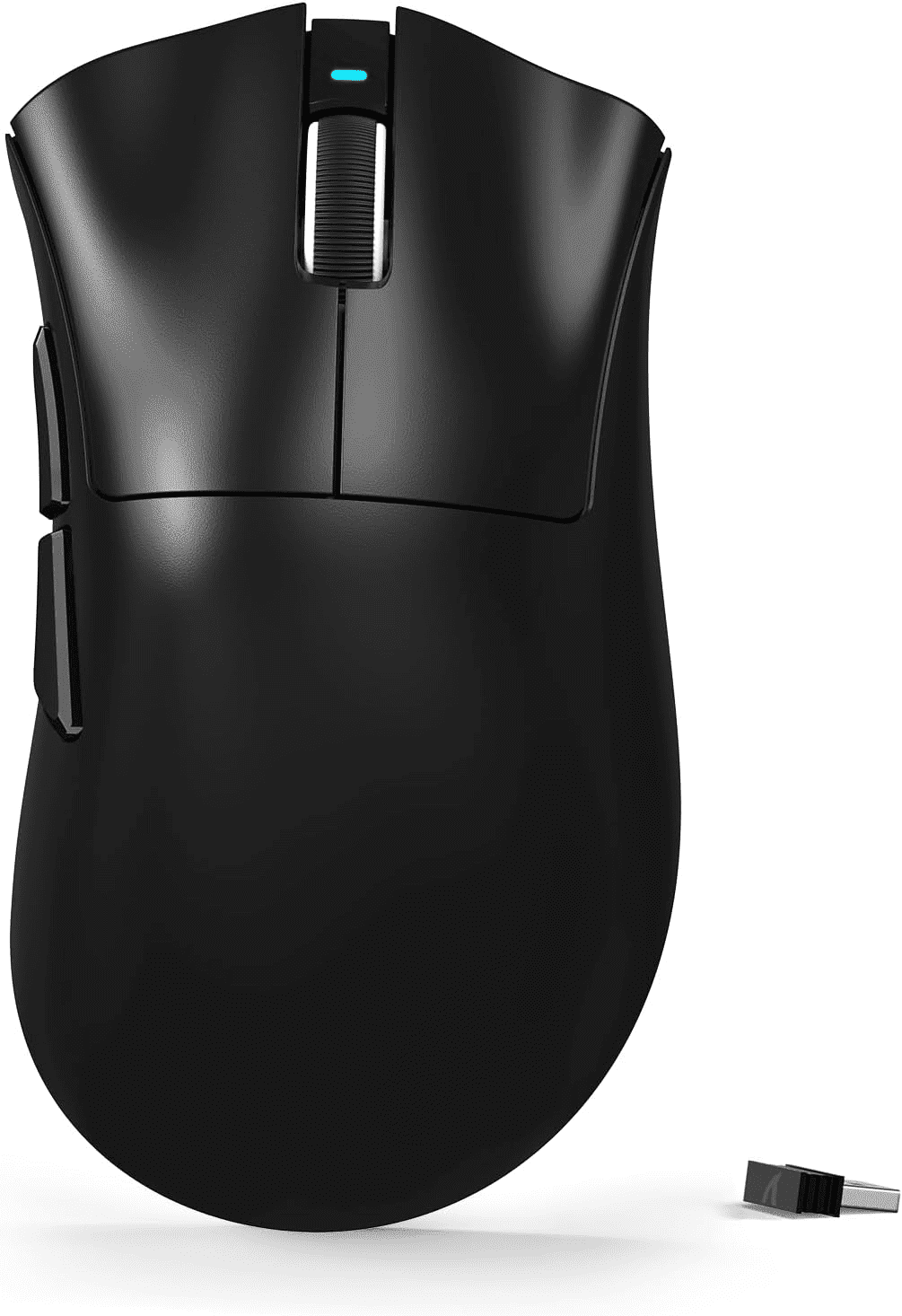 ATTACK SHARK V3 Wireless Gaming Mouse, Tri-Mode 2.4G/USB-C Wired/Bluetooth, PAW3311 Sensor, 25000 DPI, 62g Ultra-Lightweight Design, 500mAh Battery, Black