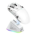 thumbnail image 1 of ATTACK SHARK X11 Gaming Mouse with Magnetic Charging Dock, PixArt PAW3311 Gaming Sensor, BT/2.4G Wireless/Wired Gaming Mouse with Mouse Grip Tape, 22000 DPI, Gamer Mice for Win11/Xbox/PS/Mac (White), 1 of 7