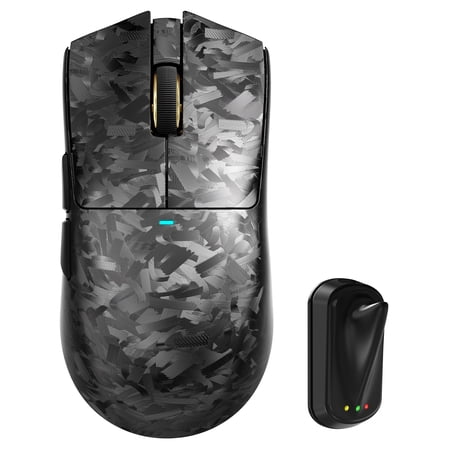 ATTACK SHARK X11 ULTRA Wireless Gaming Mouse, Tri-Mode 2.4G/BT/USB-C, PAW3950MAX, Dual 8K, 42000 DPI, PC/Mac Compatible, Black