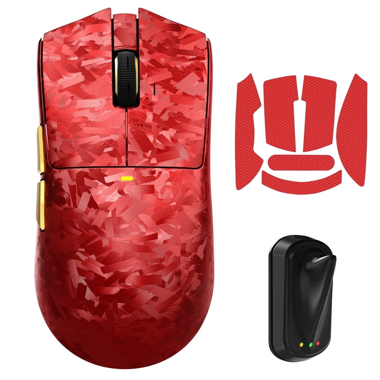 Attack shark x11 ultra レッド ATTACK SHARK X11 ULTRA Wireless Gaming Mouse, Tri-Mode 2.4G/BT/USB