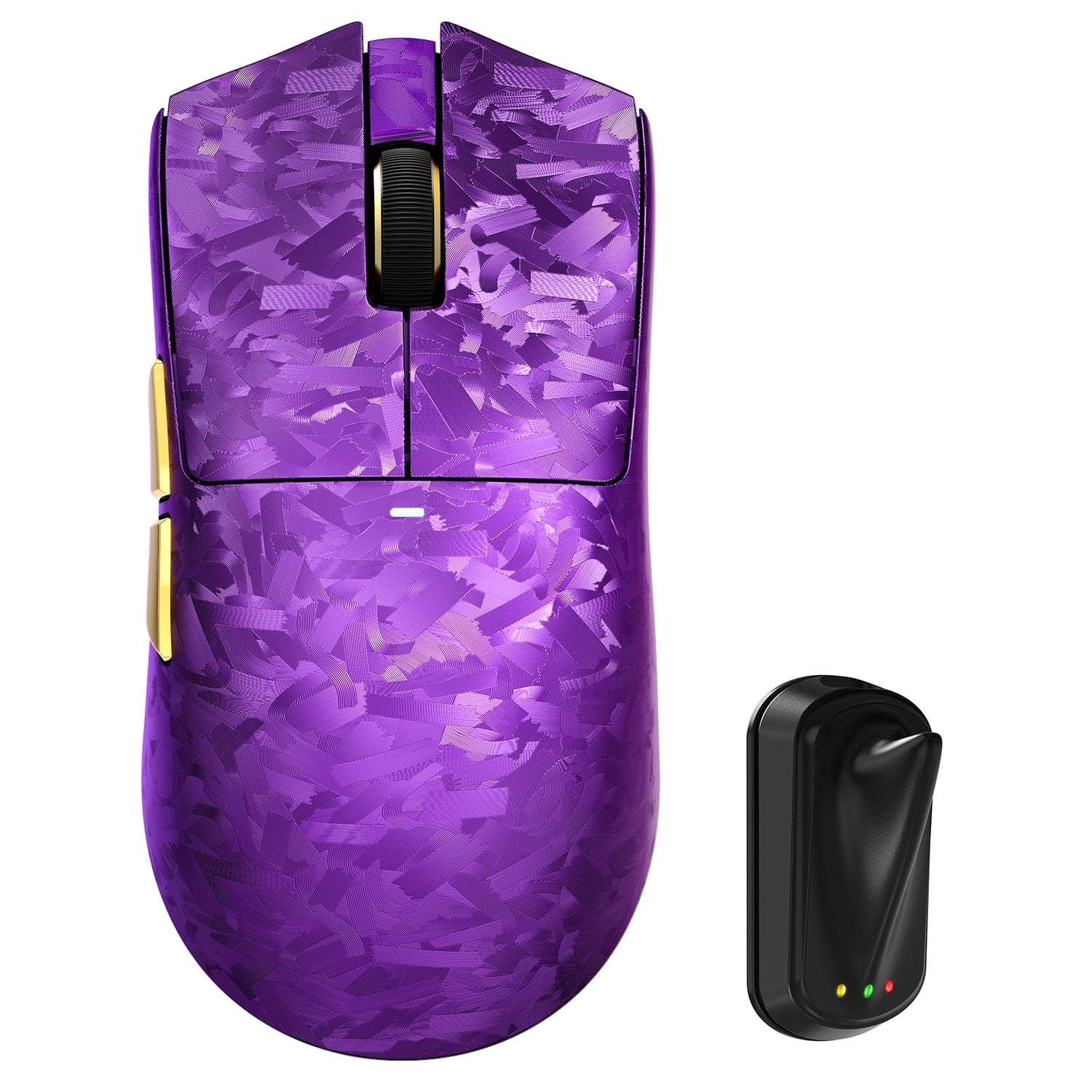 ATTACK SHARK X11 ULTRA Wireless Gaming Mouse, Tri-Mode 2.4G/BT/USB-C, PAW3950MAX, Dual 8K, 42000 DPI, PC/Mac Compatible, Purple