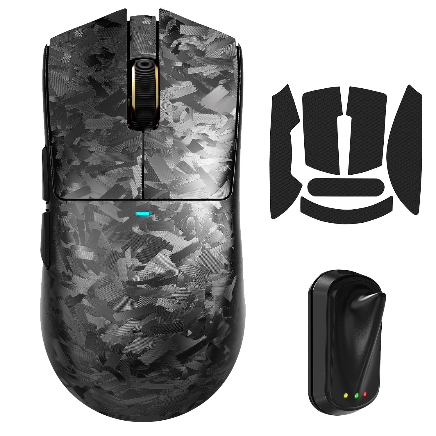 ATTACK SHARK X11 ULTRA Wireless Gaming Mouse, Tri-Mode 2.4G/BT/USB-C, PAW3950MAX, 42000 DPI, Grip Tape, PC/Mac Compatible, Black