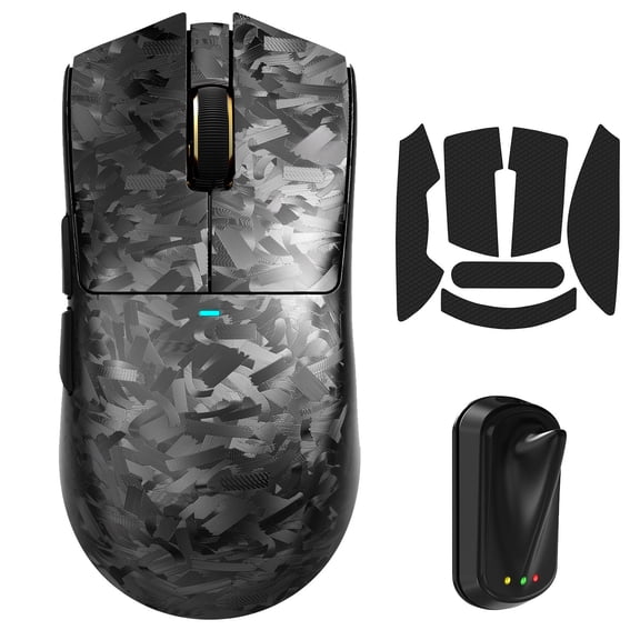 ATTACK SHARK X11 ULTRA Wireless Gaming Mouse, Tri-Mode 2.4G/BT/USB-C, PAW3950MAX, 42000 DPI, Grip Tape, PC/Mac Compatible, Black