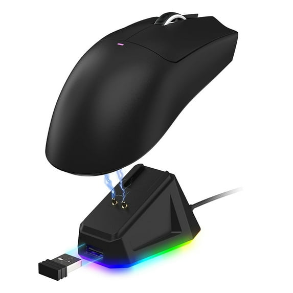 ATTACK SHARK X11 Wireless Gaming Mouse with Charging Dock, PixArt PAW3311 Gaming Sensor, BT/2.4G Wireless/Wired