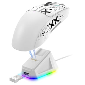 ATTACK SHARK X11 Wireless Gaming Mouse with Charging Dock, PixArt PAW3311 Gaming Sensor, BT/2.4G Wireless/Wired