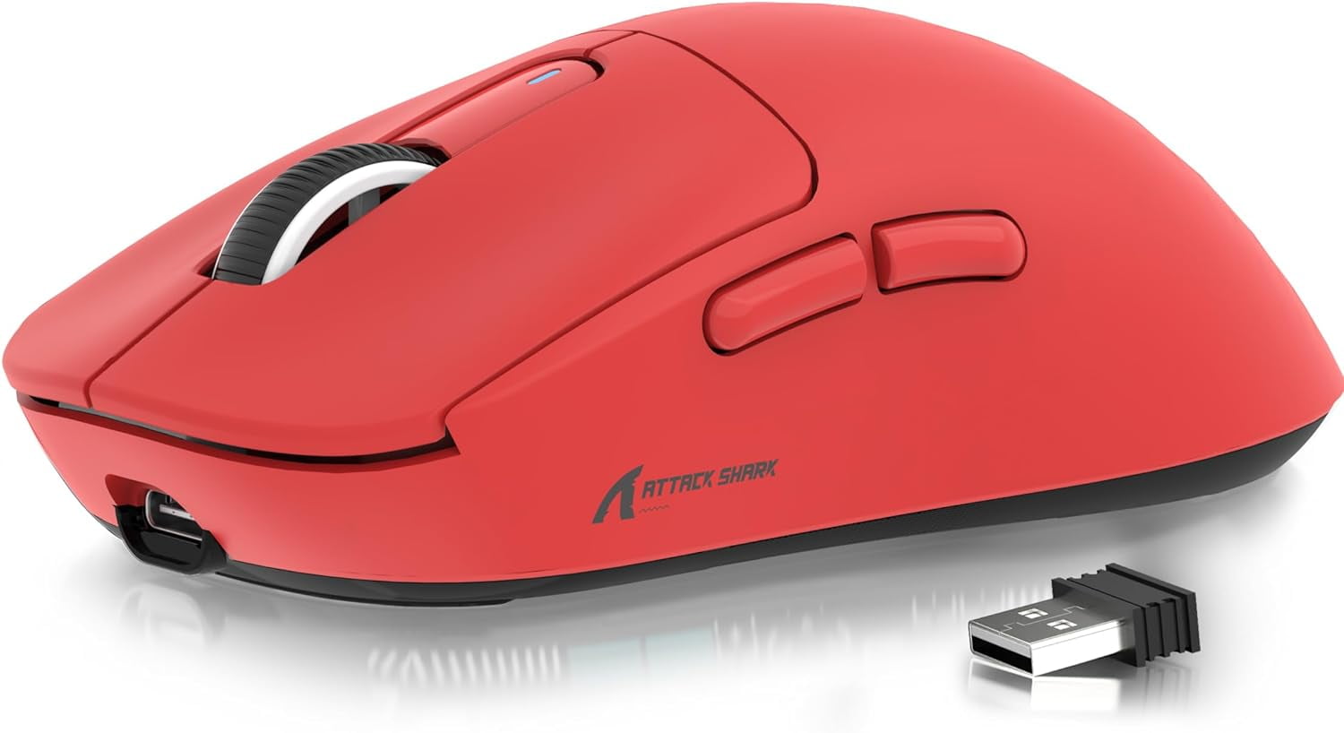 ATTACK SHARK X3 49g SUPERLIGHT Gaming Mouse, PixArt PAW3395 Sensor, BT/2.4G Wireless/Wired, 6 Adjustable DPI up to 26000, for Win10/11/Xbox/PS/Mac
