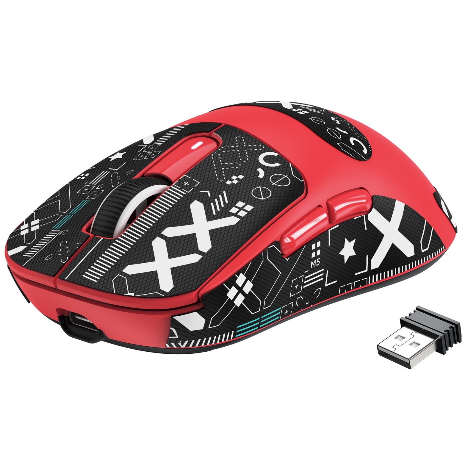 ATTACK SHARK X3 Wireless Gaming Mouse, 49g Ergonomic Design, Tri-Mode ...