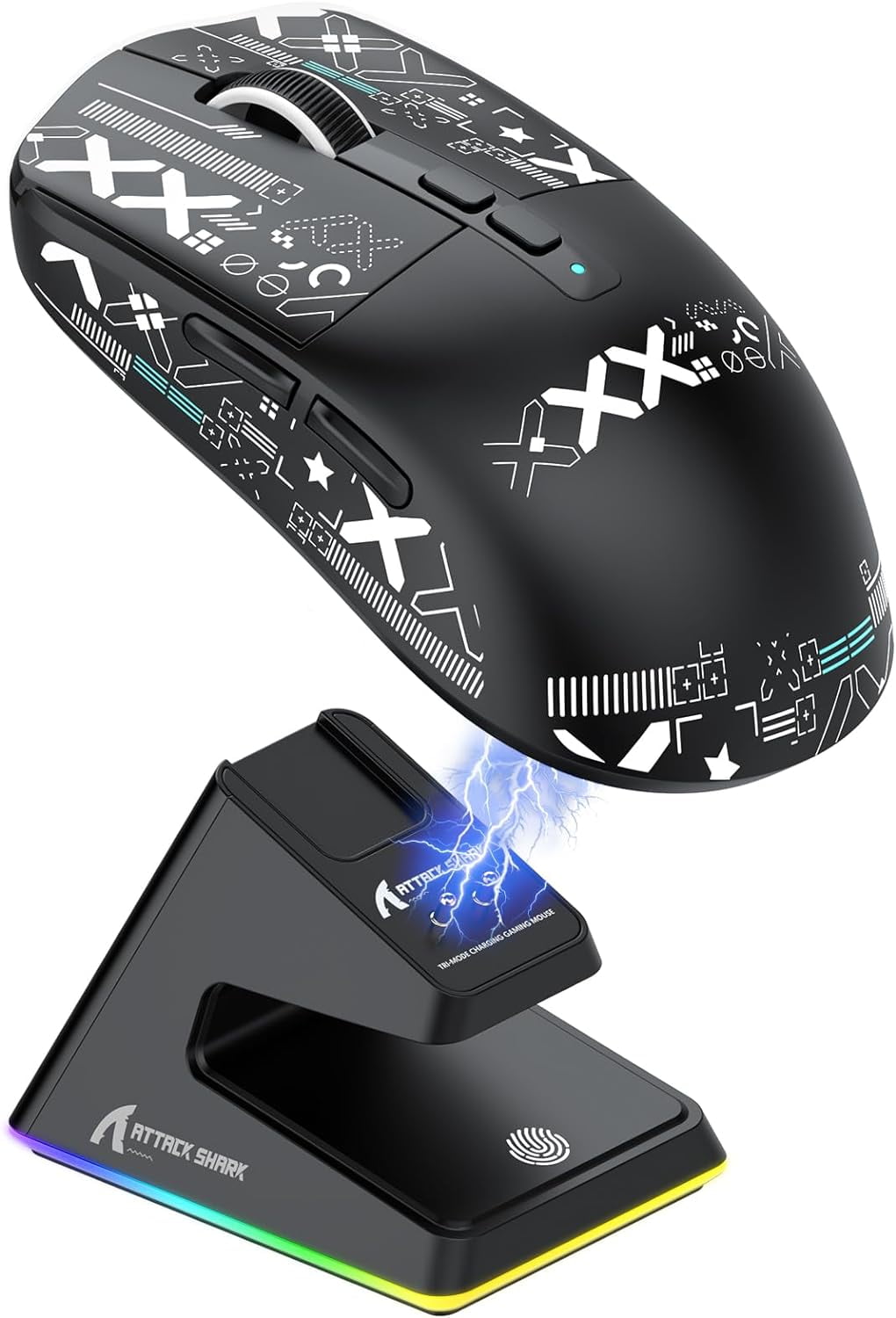ATTACK SHARK X6 Optical USB Wireless Gaming Mouse, Black Pro - Walmart.com