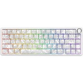 ATTACK SHARK X65PRO HE Rapid Trigger Wireless Gaming Keyboard, 0.01mm RT Accuracy 8000Hz Wired Keyboard with Magnetic Switch, Adjustable Actuation, Snap Tap, RGB Lighting for PC/Mac, White Contours