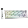 thumbnail image 1 of ATTACK SHARK X68 HE 8000Hz Rapid Trigger Keyboard, 0.01mm RT Accuracy Wired Gaming Keyboard with Magnetic Switch, Adjustable Actuation, Rapid Trigger, Snap Tap, RGB Lighting for PC/Mac, White Contours, 1 of 8