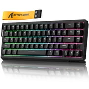 ATTACK SHARK X68 HE Rapid Trigger Keyboard Magnetic Switch, 60% Wired 8KHz Magnetic Keyboard With 0.01mm RT Accuracy, Support RT/Snap Tap/DKS/MT/TGL