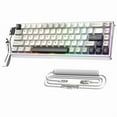 thumbnail image 1 of ATTACK SHARK X68MAX HE Rapid Trigger CNC Aluminum Keyboard Magnetic Switch with C01Ultra RGB Coiled Cable, 1 of 1