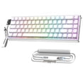 thumbnail image 1 of ATTACK SHARK X68MAX HE Rapid Trigger CNC Aluminum Keyboard Magnetic Switch with C01Ultra RGB Coiled Cable, 1 of 9