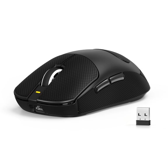 ATTACK SHARK X8 SE Wireless Gaming Mouse,55g Ultra-Lightweight Wired/BT/2.4GHz Wirelss Programmable Mouse,1K Polling Rate,PixArt PAW3311 Gaming Sensor,25000 DPI,Tape,Gamer Mice for PC/Win/Mac (Black)