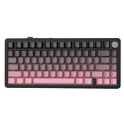ATTACK SHARK X85 Wireless Mechanical Keyboard, 75% Gasket-Mount, 82 Keys, Tri-Mode Bluetooth/2.4GHz/Wired, Hot-Swappable, RGB Backlit, Knob, for PC/Mac, Pink