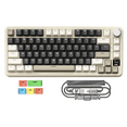 thumbnail image 1 of ATTACK SHARK X85PRO Gasket Mechanical Keyboard, 75% Wireless Gaming Keyboard with TFT Screen&CNC Knob, 2.4Ghz/BT5.1/USB-C, 5 Layer Padding, Hot-Swap Linear Switch, RGB, for PC,MAC,QMK, 1 of 10