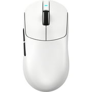 ATTACK SHARK X8PPO 8K Mouse for Large Hand, 55g SUPERLIGHT, PixArt PAW3395PRO Gaming Sensor, BT/2.4G Wireless/Wired, 6 Adjustable DPI up to 40000, 500mAh Battery (White)