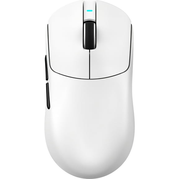 ATTACK SHARK X8PPO 8K Mouse for Large Hand, 55g SUPERLIGHT, PixArt PAW3395PRO Gaming Sensor, BT/2.4G Wireless/Wired, 6 Adjustable DPI up to 40000, 500mAh Battery (White)