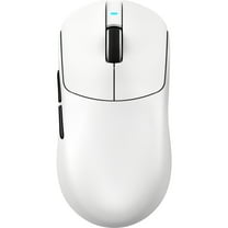 ATTACK SHARK X8PPO 8K Mouse for Large Hand, 55g SUPERLIGHT, PixArt PAW3395PRO Gaming Sensor, BT/2.4G Wireless/Wired, 6 Adjustable DPI up to 40000, 500mAh Battery (White)