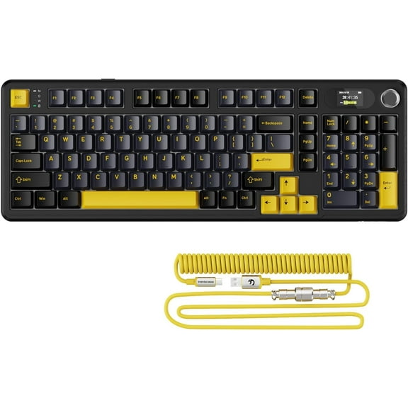 ATTACK SHARK X98PRO Wireless Gaming Keyboard 99 Keys Wireless Mechanical Keyboard with LED Color Display & Number Pad