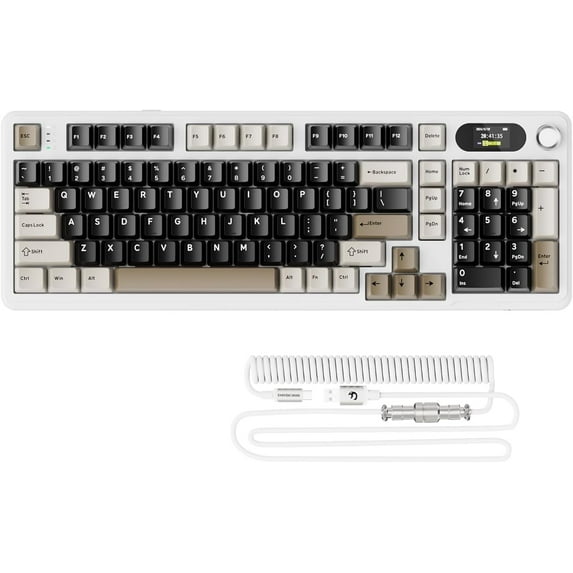 ATTACK SHARK X98PRO Wireless Gaming Keyboard 99 Keys Wireless Mechanical Keyboard with LED Color Display & Number Pad