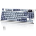 thumbnail image 1 of ATTACK SHARKR K86 Wireless Mechanical Keyboard Apex Pro TKL 75%, 2.4G/Bluetooth/USB-C Wired Gaming Keyboard M75, Gasket Mount with TFT Color Display & Knob, RGB Backlit, Hot Swappable Linear Switch, 1 of 7