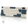 thumbnail image 1 of ATTACK SHARKR K86 Wireless Mechanical Keyboard Apex Pro TKL 75%, 2.4G/Bluetooth/USB-C Wired Gaming Keyboard M75, Gasket Mount with TFT Color Display & Knob, RGB Backlit, Hot Swappable Linear Switch, 1 of 9