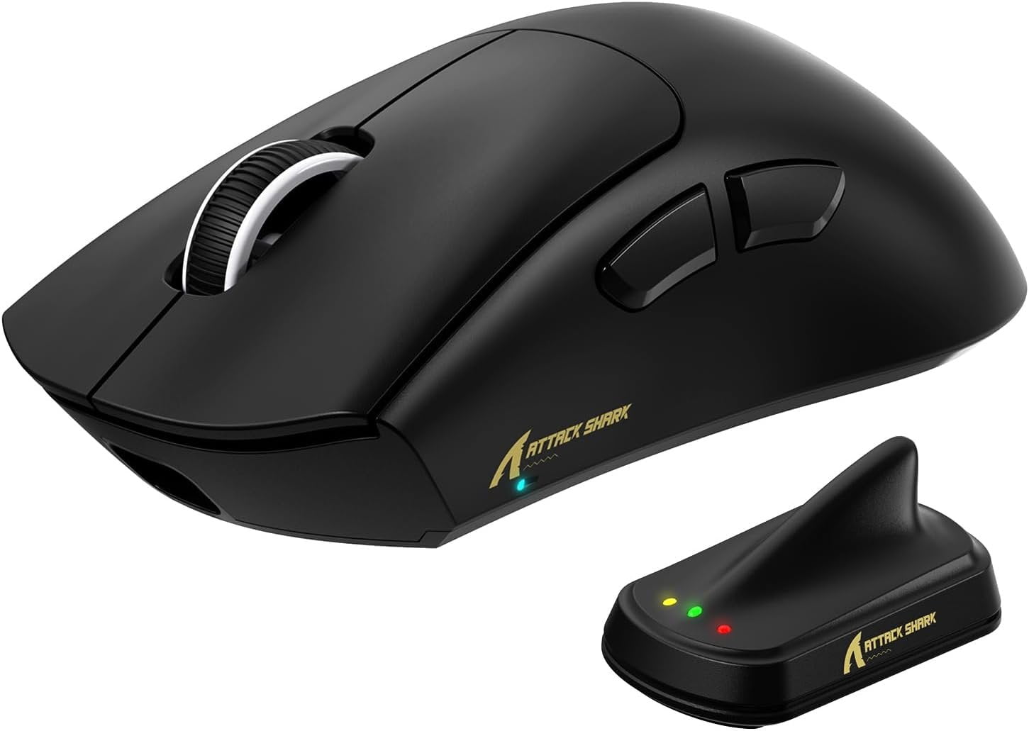 ATTACKSHARK V8 Ultralight Gaming with 8K Polling,42000 DPI,Nordic 54L15 ...