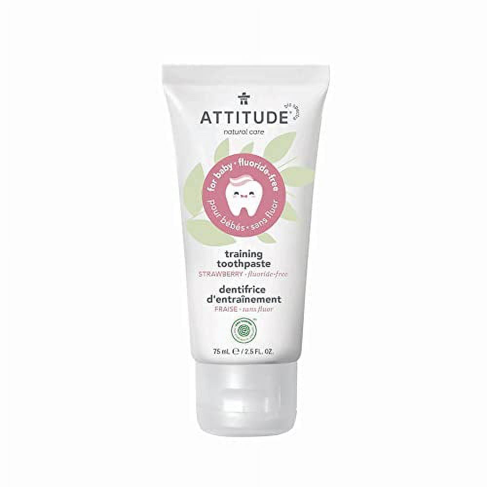 ATTITUDE Baby & Child FluorideFree Training Toothpaste, Natural, Vegan