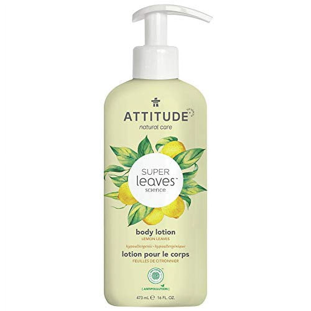 ATTITUDE Body Lotion, EWG Verified, Dermatologically Tested, Plant and MineralBased, Vegan