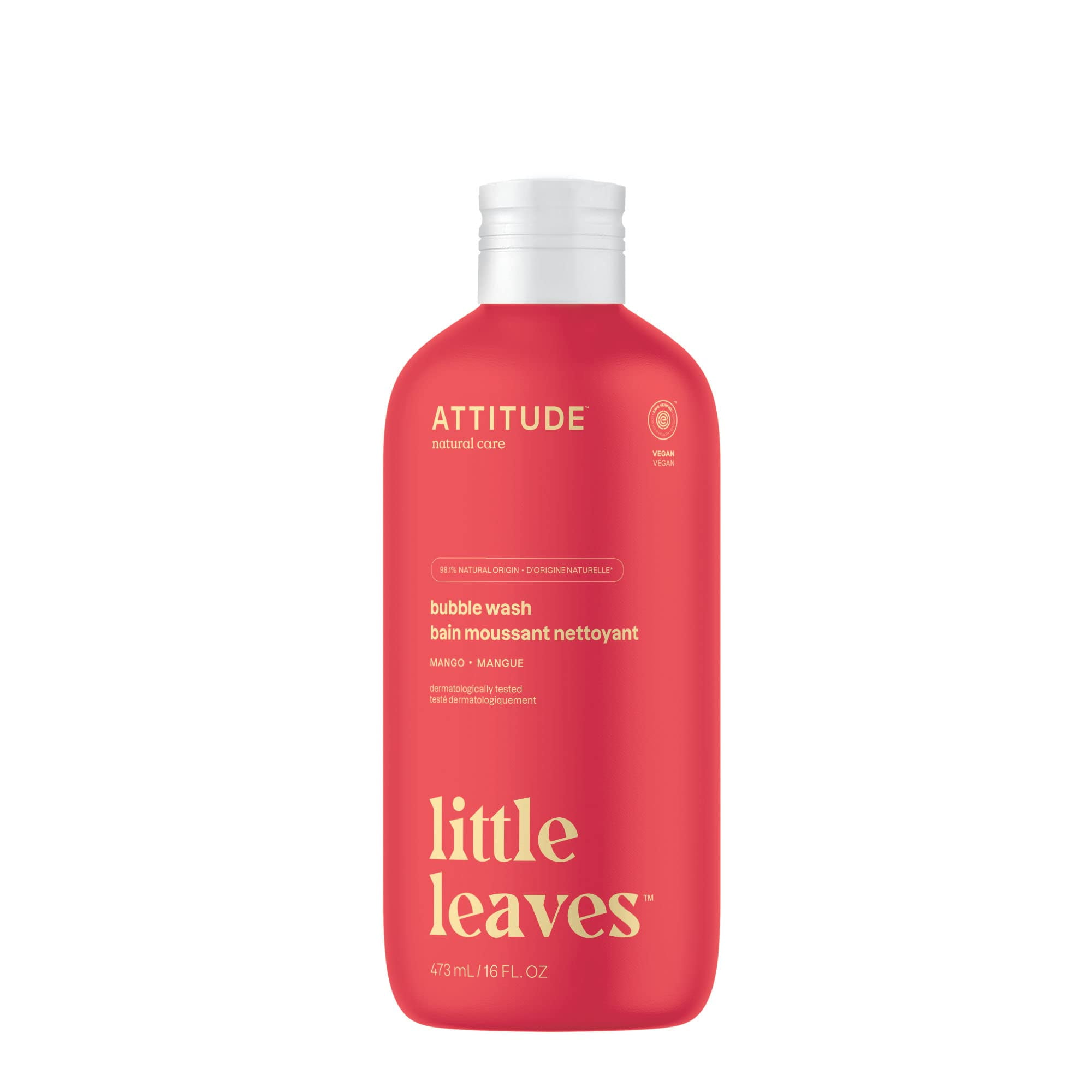 ATTITUDE Bubble Wash for CM31 Kids, Hair Shampoo and Body Soap, EWG