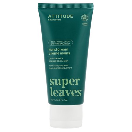 ATTITUDE Super Leaves Science, Hand Cream, Olive Leaves , 2.5 fl oz (75 ml)