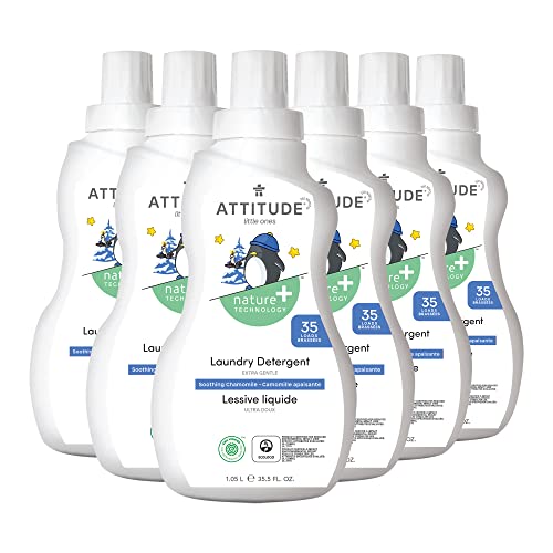 ATTITUDE Laundry Detergent for Baby Clothes, Plant & MineralBased