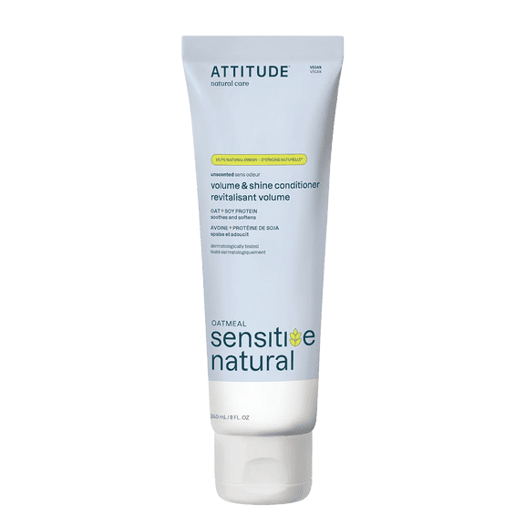 Attitude Oatmeal Sensitive Natural Unscented Volume & Shine Conditioner - 8 oz