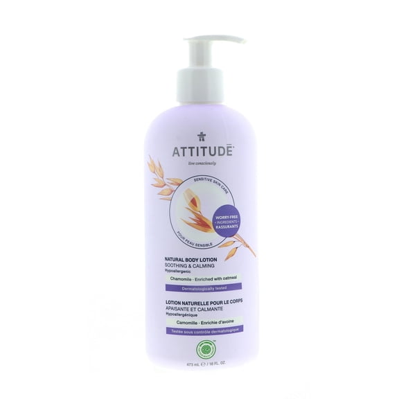 ATTITUDE Sensitive Skin Body Cream Chamomile 16 OUNCE