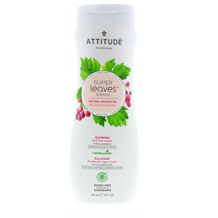 ATTITUDE Shower Gel Glowing, 16 oz