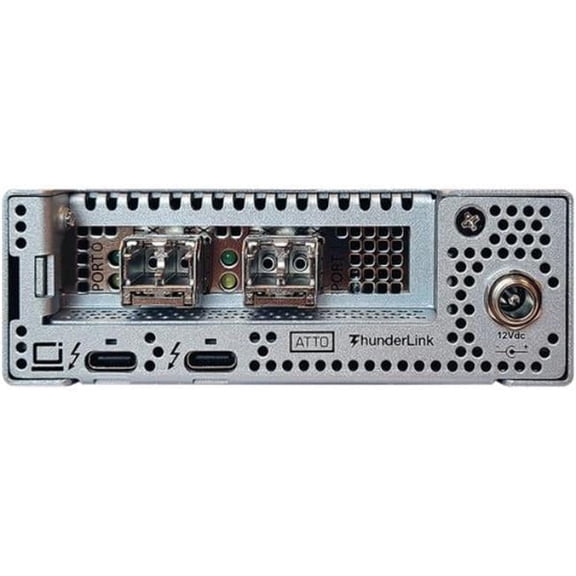 Atto Technology TLNS-5252-D00 Thunderbolt 5 To 25gb Ethernet Perp (2) Sfp 28 Modules Lp Desktop